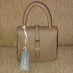 Laterre OKPTA 1519426 Vegan Leather Purse/ Clutch Vintage Style